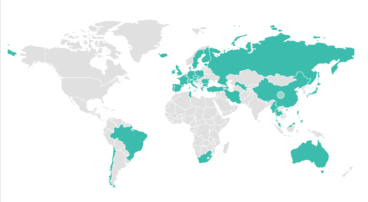 Global Distribution Map